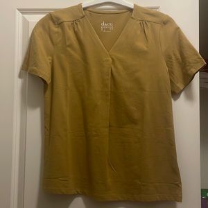 Denim & Co. pleated-front shirt